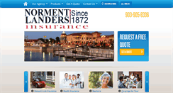 Desktop Screenshot of norment-landers.com